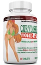 CURVIMORE Extra Brystforstørrelse, Butt Enhancement, Bust Enhancement, Lip Plumping og Skin Stramning. Få Større, Fuller, Firmer Bryster, Butts, Læber og Hud. 90 Tabletter