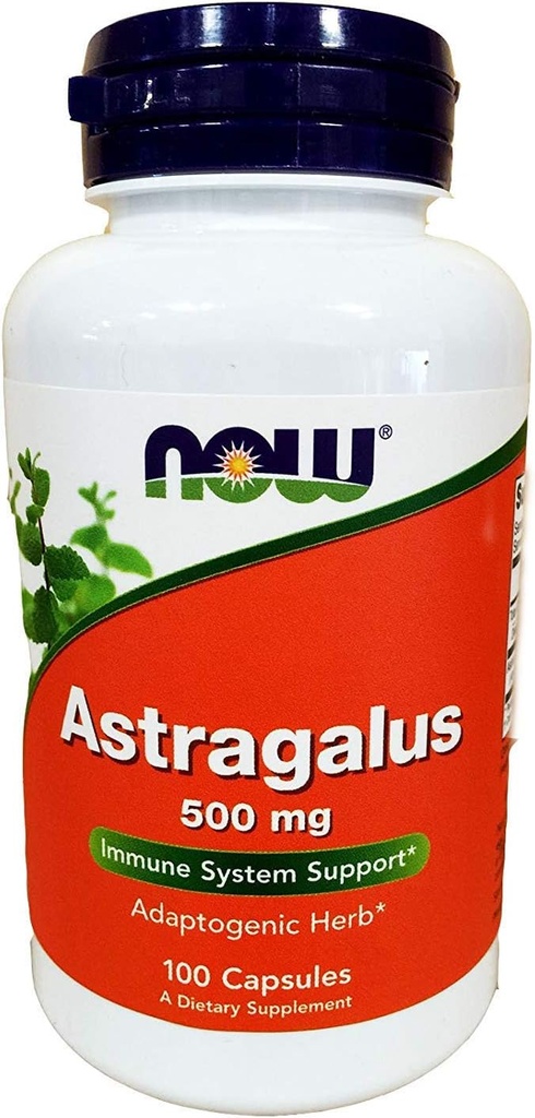 Nu fødevarer Astragalus 500 mg - 100 Caps 2 Pack