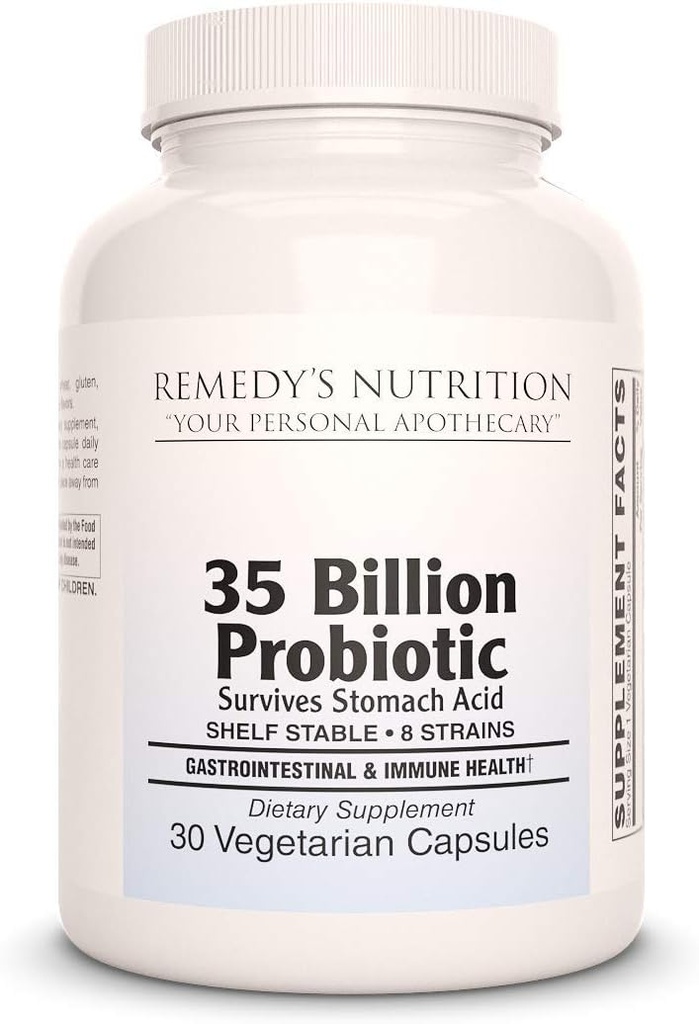 Remedys ernæring Probiotisk 35 milliarder 30 Capsule / Vegansk Caps