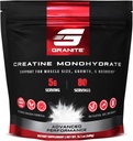 Granite Creatin monohydrat, understøtter Styrke, Endurance, & Muscle Recovery, Creatin for mænd og kvinder, Soy- Free, Dairy- Free, Gluten- Free (80 Servere)