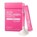 NEWTREE Low Molecular Multi Marine Collagen Peptider Protein Powder Stick til hud hårtab sundhed & skønhed type I III Collagen tillæg til kvinder mænd, 30 Pakker (Apple Flavor)