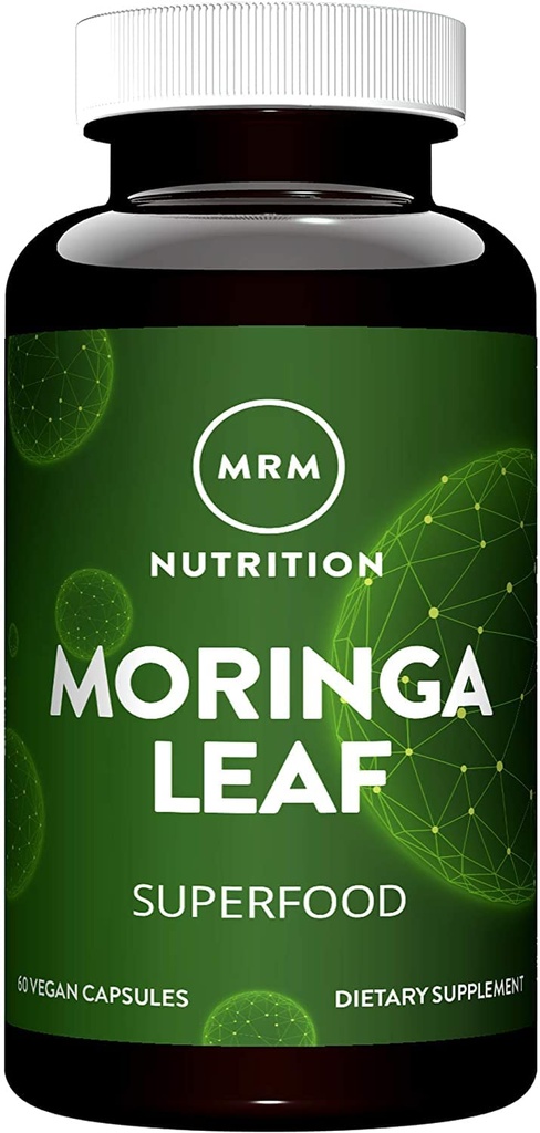 MRM Nutrition Moringa Leaf Kapsler Budding- 124; 600mg Moringa - 124; Superfoods - 124; 60 Servering