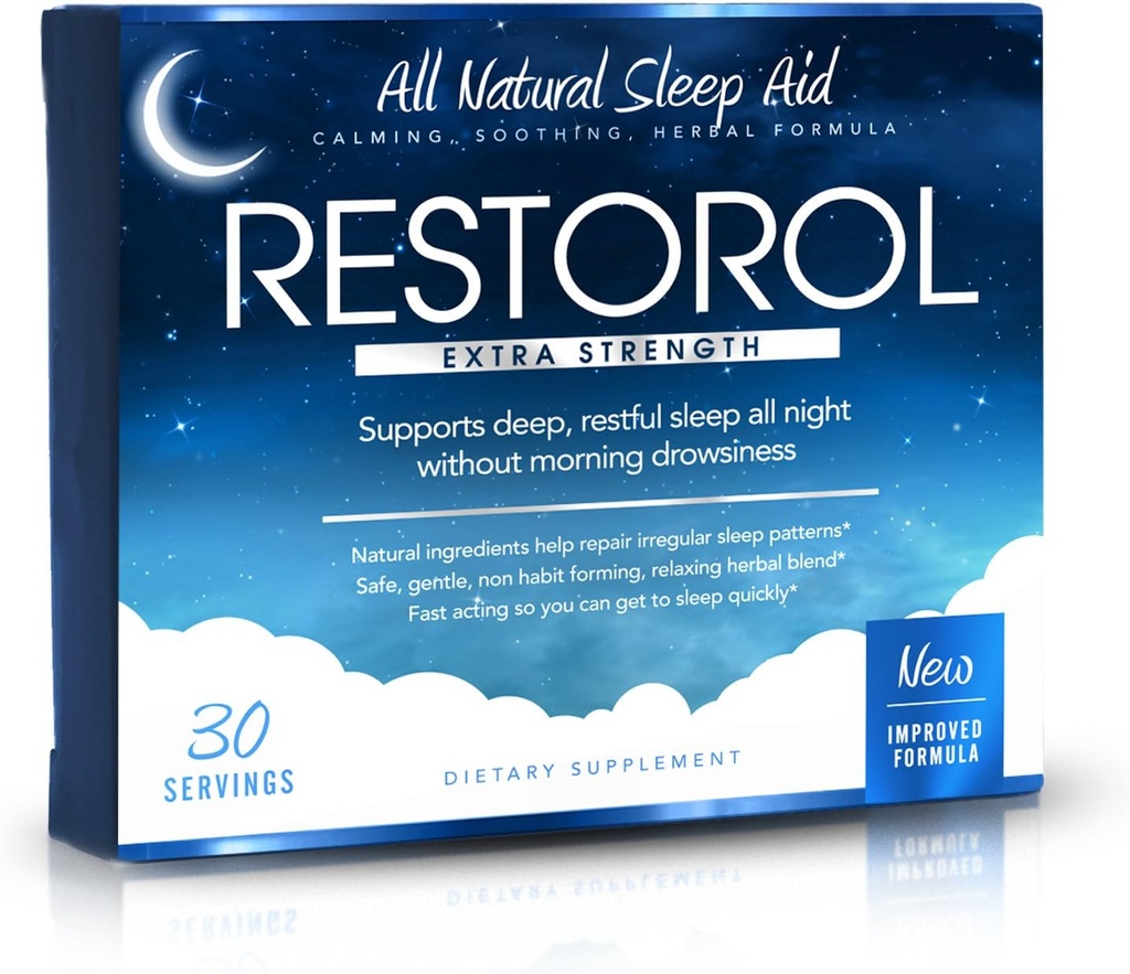 Measures 124; Natural Sleep Aid - Help Sleep Cycle - Få rolig søvn (30ct) 30 Greve (pakke med 1)