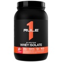 Regel 1 R1 Protein Whey Isolate - med 25g Protein & 6g BCAA Eksklusivt fra Isolated & Hydrolysed Kilder til træning Inddrivelse (2 Pounds *, Jordbær & Crème)