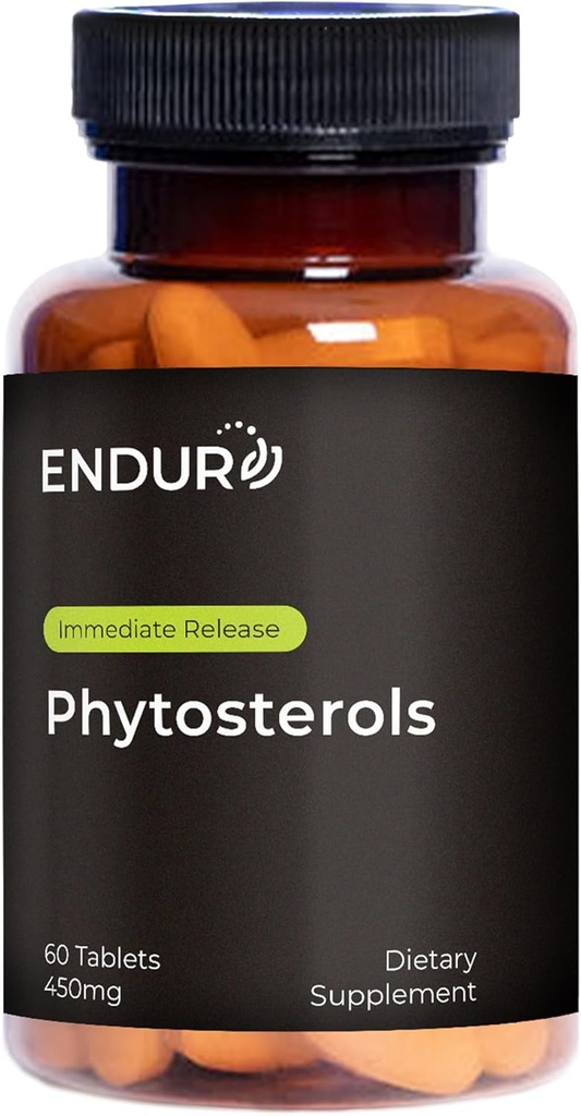 Endur Phytosteroler, fremmer hjerte og prostata sundhed for mænd, hjælper Block Cholesterol Absorption & Support Urinary Comfort, 450mg (60 tabletter)