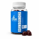 Ashwagandha Gummies Mixed Berry KSM- 66, Lions Mane, Vitamin- D, Non- GMO, Gluten- Free, Gelatine Free & Kosher (60 Greve (Pack of 1))
