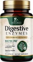Digitale enzymer - Super Digitale Multi Enzyme Complex til Bloating & Gut Health Support med Bromelain, Papain, Probiotika & Prebiotika - Ditagestion Health Support til kvinder og mænd - 120 Kapsler