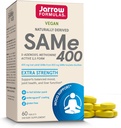 Jarrow Formulas Samme 400 mg - 60 tabletter - Højeste koncentration af Aktiv S, S Form - Understøtter fælles sundhed, lever funktion, hjerne Metabolisme, Mood & Antioxidant Defense - 60 Serveringer