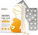 BHK 's folinsyre, Før under graviditeten, Support Baby Nervesystemet udvikling, Væsentlige vitaminer til mor og baby, 90 tabletter