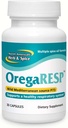 NORTH AMERICAN HERB & SPICE OregaRESP - 30 kapsler - Multipel Spice Oil Formel med Wild Mediterranean Source P73 Oregano - Sund Respiratory System Support - Non- GMO - 30 Servere