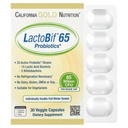 LactoBif Probiotika, 65 Bllion CFU, 20 Active & Clinically Researched Probiotic Strains, Soy- Free, Sugar- Free, Vegetar, Individuelt Double- folie Blister Sealed, 30 Veggie Kapsler
