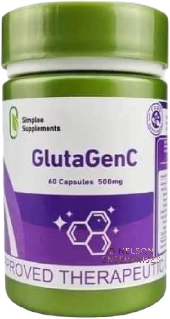 Generisk Gluta GenC Glutathione kapsler - 60 Tæl