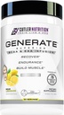 Cutler Nutrition Generate EAA og BCAA pulver: Bedste forgrenede kæde Aminosyrer supplement med essentielle aminosyrer, 5g BCAA, 2g EAA for Lean Muscle Mass Shape 124; Sour Lemonade, 30 Serveringer