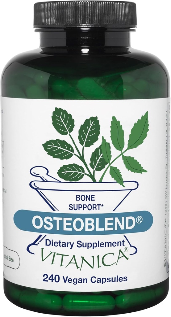 Vitanica, OsteoBlend, Bone Support, Vegan, 240 Capsules