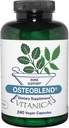 Vitanica, OsteoBlend, Knoglestøtte, Vegan, 240 kapsler