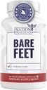 Bare Feet - Toenail Care - Nails Supplement med vitamin A, C-vitamin, Oregano Powder og mere - Nail reparation, vækst og neglepleje - Fodsundhed, 60 kapsler