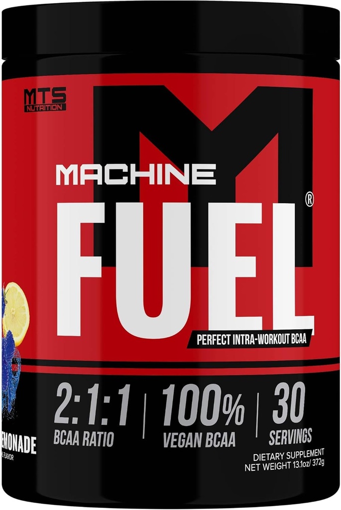 MTS Nutrition Machine Fuel - Recover, Replenish, Refuel - Vegan Hydration + Electrolyte Support - (Blue Razz Lemonade, 30 Servere)