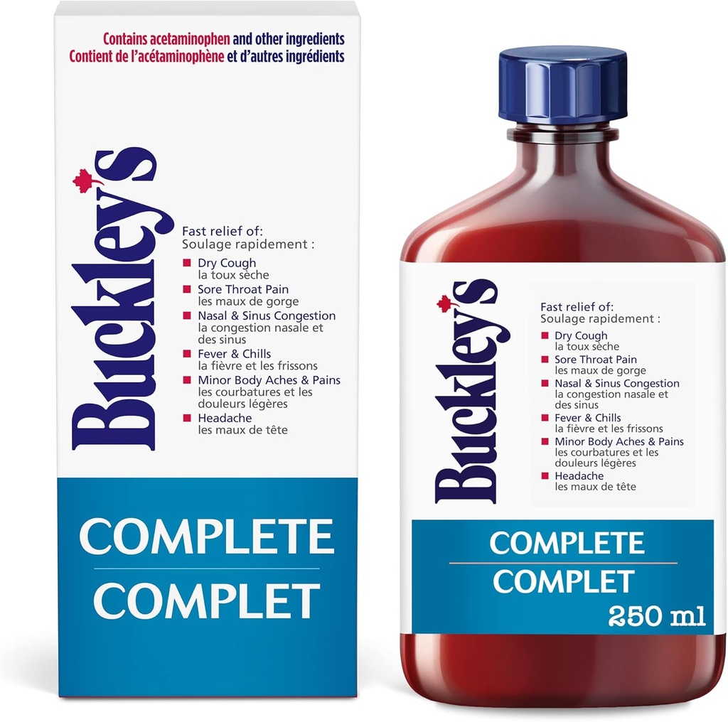 BUCLEY 'S Original' COMPLETE 'Syrup til COUGH store 250 ml størrelse