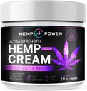 Hemp Power fælles muskel Relief Cream, med Hempp, Menthol, MSM Arnica, Support Your Back, Muscles, Joints, Neck, Shoulder, Knee, Nerves - 2 Fl Oz.