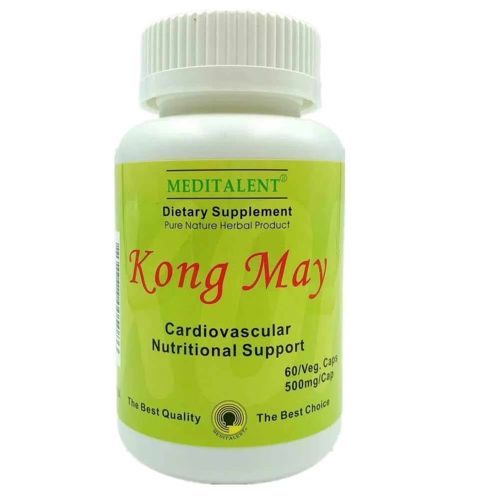 Kong Maj Herbal tillæg med rød gær ris, Nato gæret pulver, Antrodia svampe