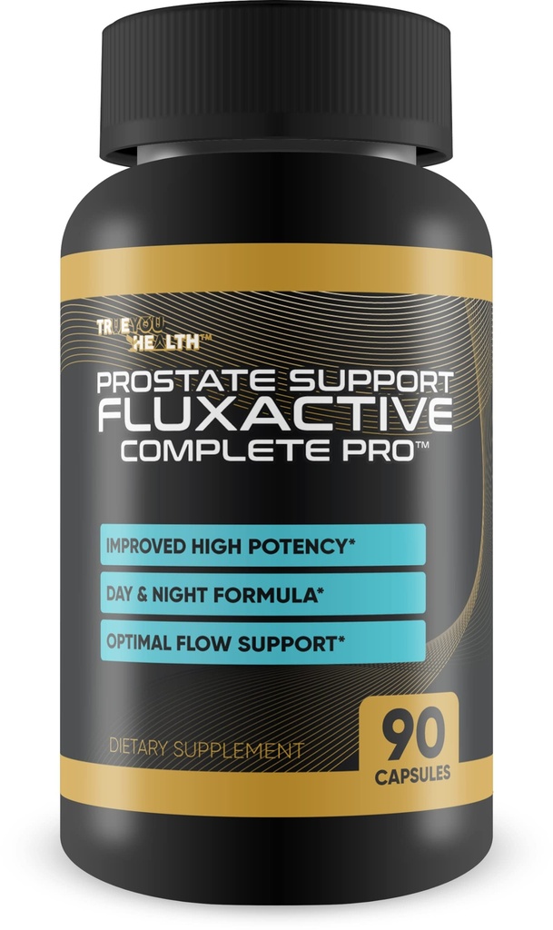 Prostata Support Fluxactive Complete Pro - Premium Prostata Formel med Panax Ginseng - Promote T Prostata sundhed for mænds sundhed & wellness - Hjælp Blood Flow & Stamina - Prostata kosttilskud til mænd