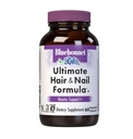 Bluebonnet Nutrition Ultimate Hår og Nail Formel, Vitaminer *, Minerals *, Specialty Nutrients for Beauty within *, Gluten- Free, Kosher- Certified, Dairy- Free, Vegan, 60 Vegetabilske kapsler, 20 Servere