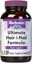 Bluebonnet Nutrition Ultimate Hår og Nail Formel, Vitaminer *, Minerals *, Specialty Nutrients for Beauty within *, Gluten- Free, Kosher- Certified, Dairy- Free, Vegan, 60 Vegetabilske kapsler, 20 Servere