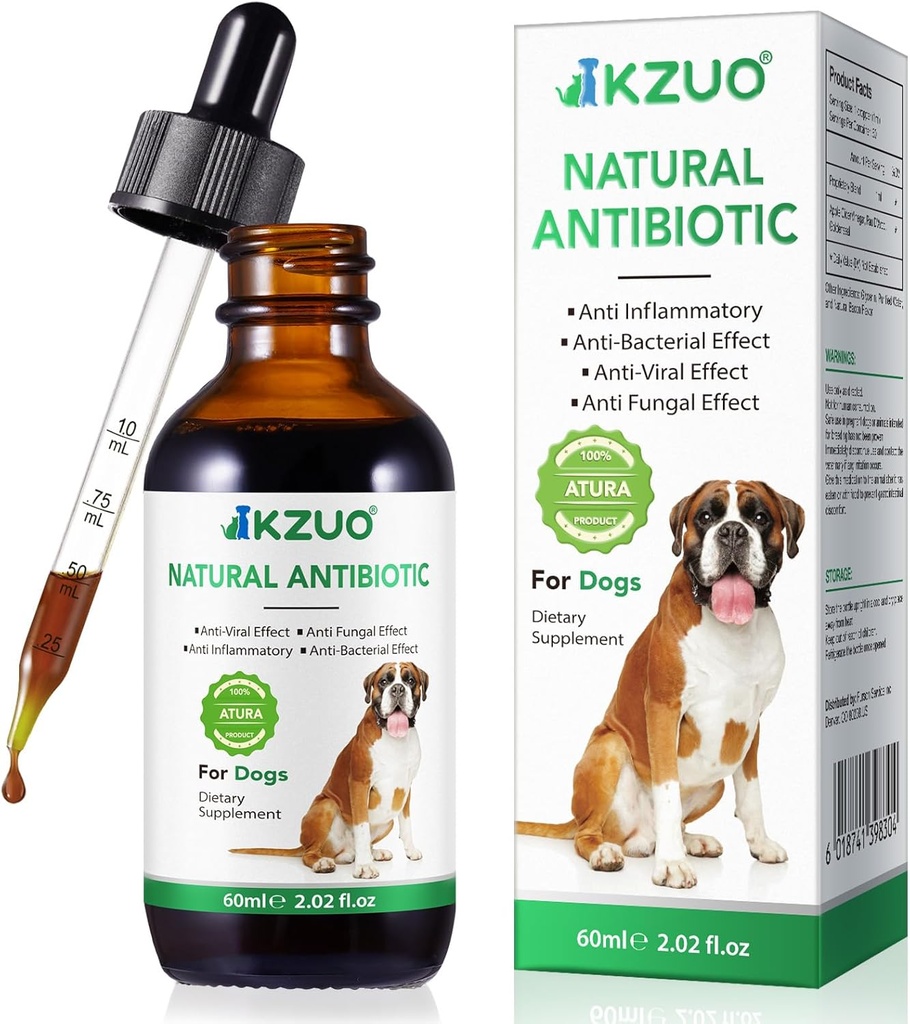 Antibiotika til hunde, Hund Multivitamin, Hund Topical Antibiotic, Health Supplement for Hund, Pet Supplements, Hund Multivitamin, Hund Antibiotika til hudinfektion (1stk)