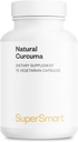 Supersmart - Natural Curcuma 2500mg per dag (høj potens) - Curcuma Longa Extract Supplement - Tumerisk Curcumin 95% Curcuminoids Dex124; Non- GMO & Gluten Free - 75 Vegetariske kapsler