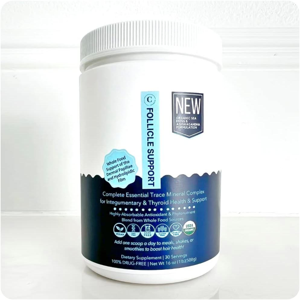 CRISAN komplet hår follicle støtte hårvækst supplement - Sea Moss, Saw Palmetto, Amla og mere