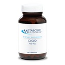 Metabolisk vedligeholdelse CoQ10 kapsler - 100 mg CoenzymeQ10 med vitamin C - antioxidant, immunforsvar, energi + cardiovaskulær støtte (60 kapsler)