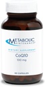 Metabolisk vedligeholdelse CoQ10 kapsler - 100 mg CoenzymeQ10 med vitamin C - antioxidant, immunforsvar, energi + cardiovaskulær støtte (60 kapsler)