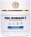Gold 's Gym Nutrition Pre- Workout pulver Budd124; Soy- Free, Keto, Vegan Premium Flavor Præ- Workout med naturlig koffein, L- Citrullin, Alpha GPC, Beta- Alanine, og antioxidanter, 20 Servere (Blå Hindbær)