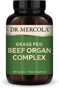 Dr. Mercola Grass Fed Oksekød orgel Complex, 30 Servering (180 kapsler), Kosttilskud, Understøtter immunforsvar & kredsløbsfunktioner, ikke-GMO