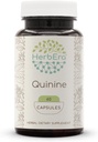 HerbEra Quinine 60 kapsler, 1000 mg, Wildcrafted Quinine (Cinchona officinalis) Tørret Bark (60 kapsler)