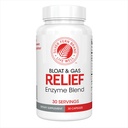 Sølv Fern Bloat & Gas Relief fordøjelsesmiddel Enzyme Blend - 1 flaske = 30 Servering - FODMAP & Bloating fordøjelse supplement med tolerase L, pectinase & mere (1 flaske)