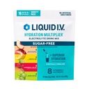 Væske I.V. ® Hydration Multiplier Sugar- Free Variety Pack - Raspberry Melon, Lemon Lime, White Peach, Green Grape (Variety Pack)