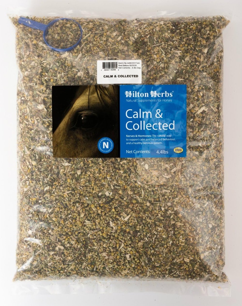 Hilton urter 1 stykke rolig og samlet 4.4 LB hest supplement pose