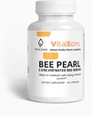 Bee Pollen Supplment - Bee Pollen, Propolis og Royal Jelly - Vitaleons Bee Pearl - Hver perle har vitaminer, mikroelementer, polyphenoler og antioxidanter (Vegetarisk, 60 Kapsler)