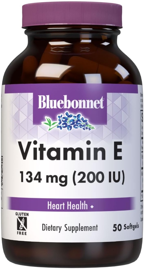 BlueBonnet Vitamin E 200 IE Blandede bløddele, 50 Tælling