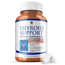 1 Body Thyroid Support, Iodine- Free, Vegan, with L- Tyrosine and Ashwagandha, 60 Kapsler