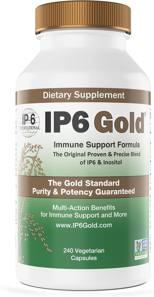 IP6 Gold immunsupportformel, 240 vegetariske kapsler