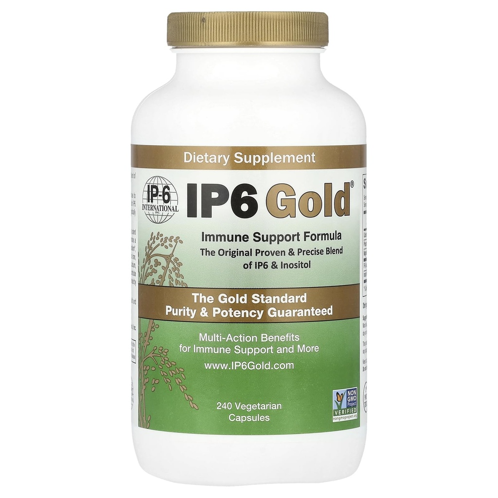 IP6 Gold immunsupportformel, 240 vegetariske kapsler