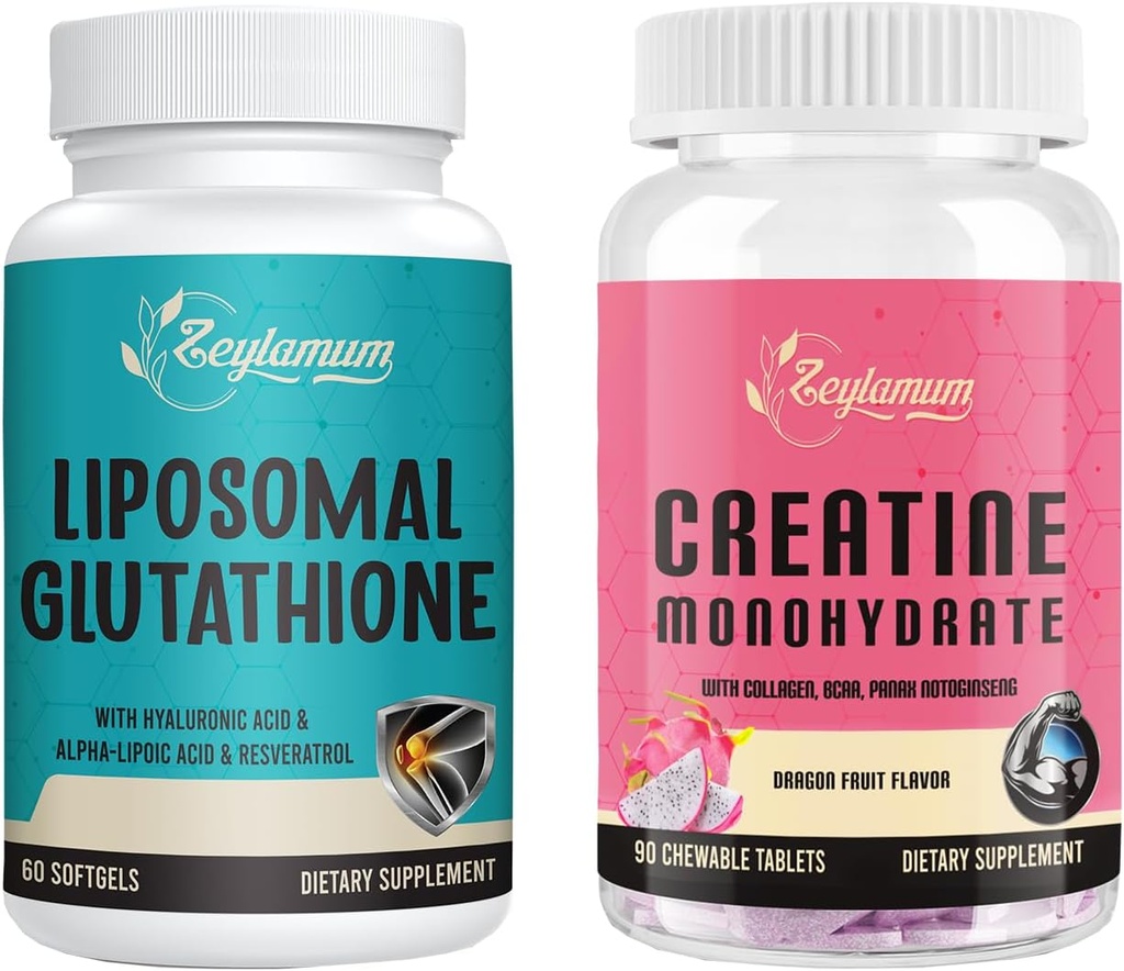 Liposomal Glutathion 1 Pack & Creatin Monohydrat 1 Pack