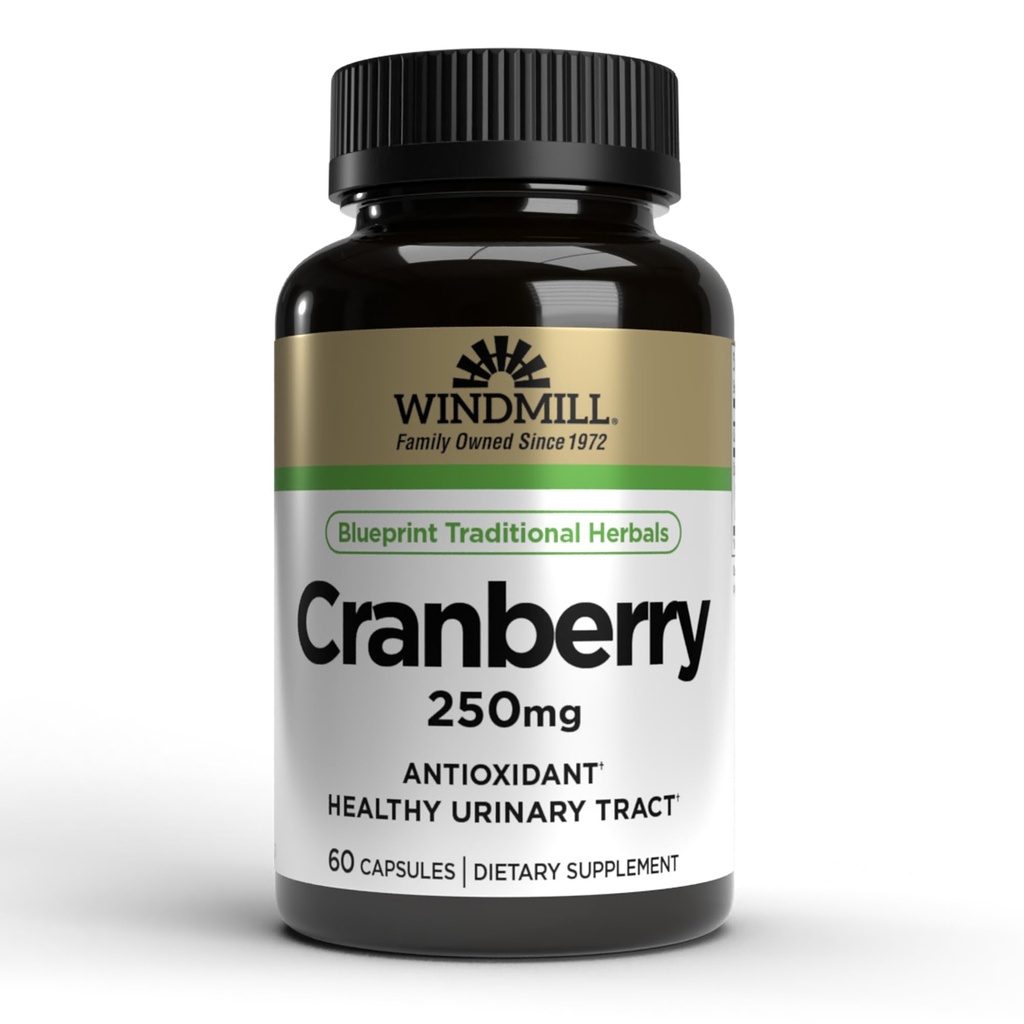Windmill Cranberry 250 Mg Caps 60s Windmill