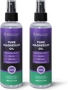 Lavendel Magnesium Oil Spray, Magnesium Oil for Feet - Big 10oz, 100% Natural & Pure, Fast Absorption for Full- Body Wellness, Muscle, Hår & Hud Sundhed - USP Grade - 2 Pack