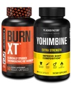 Jacked Factory Fat Burner med Yohimbine - Termogene kosttilskud til mænd og kvinder - Burn- XT Termogene Fat Burner & Yohimbine Extra Strength Supplement 2,5 mg, 270 Kapsler