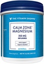 Den Vitamin Shoppe Calm Zone Magnesium Mineral Powder, 325mg - Unflavored, Afslapning Drik til Muskler, fordøjelsesfremmende & Knoglestøtte - Naturlig smag for rolig & regelmæssighed (16 Ounces Powder)