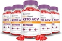 Justified Laboratories (5 Pack Rapid Ripped Keto ACV Gummies Extreme 2000MG Rapidripped Keto Gummies Apple Cider Vinegar Formulated with Pomegranate Beet Juice Powder B12 Vegan Non GMO 300 Gummys