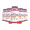 Justified Laboratories (5 Pack Rapid Ripped Keto ACV Gummies Extreme 2000MG Rapitrup Keto Gummies Apple Cider Vinagar Formuleret med Pomegranate Beet Juice Powder B12 Vegan Non GMO 300 Gummys